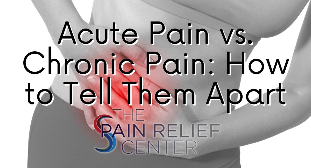 acute pain vs chronic pain
