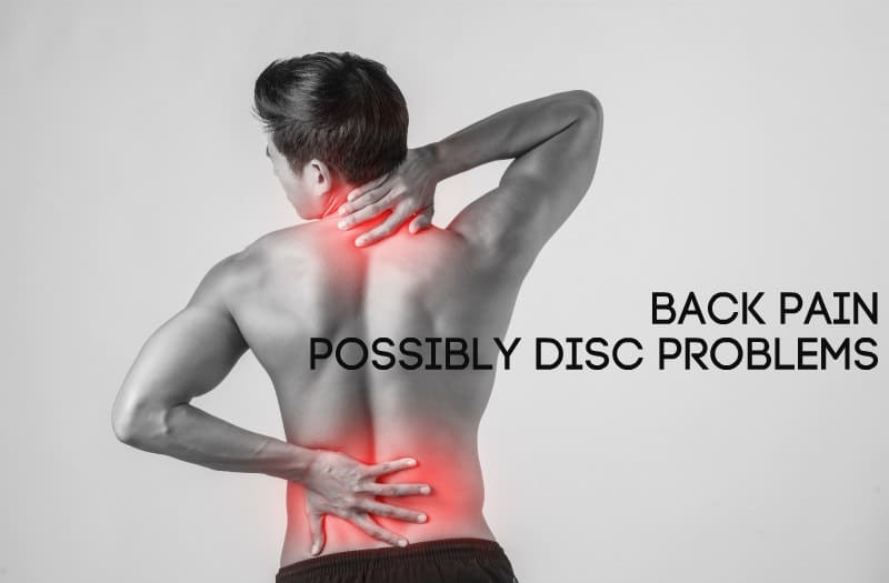 problemas de disco de dolor de espalda